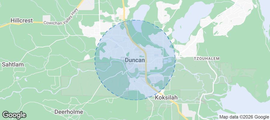 Duncan Airbnb map